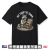 We Thrift At Dawn Cute Raccoon Thrifting Lover Shirt