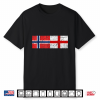 Cool England Norway Flags Proud English Norwegian Fans Pride Shirt