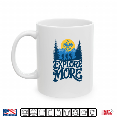 Mug Explore More Hiking Scouts BSA Cub Scouting Outdoor Performance Shirt