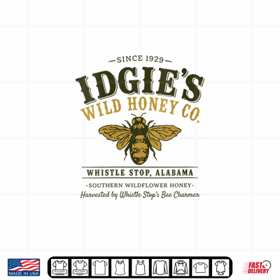 Design Idgies Wild Honey Co Vintage Alabama Honeybee Graphic Shirt