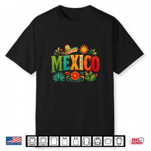 Mexico Vacation & Cruise With Sombrero Agave Sun Shirt