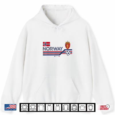 Norge Rowing Vintage Norway Letters Soccer Supporter Shirt 1 Hoodie Norge Rowing Vintage Norway Letters Soccer Supporter Shirt