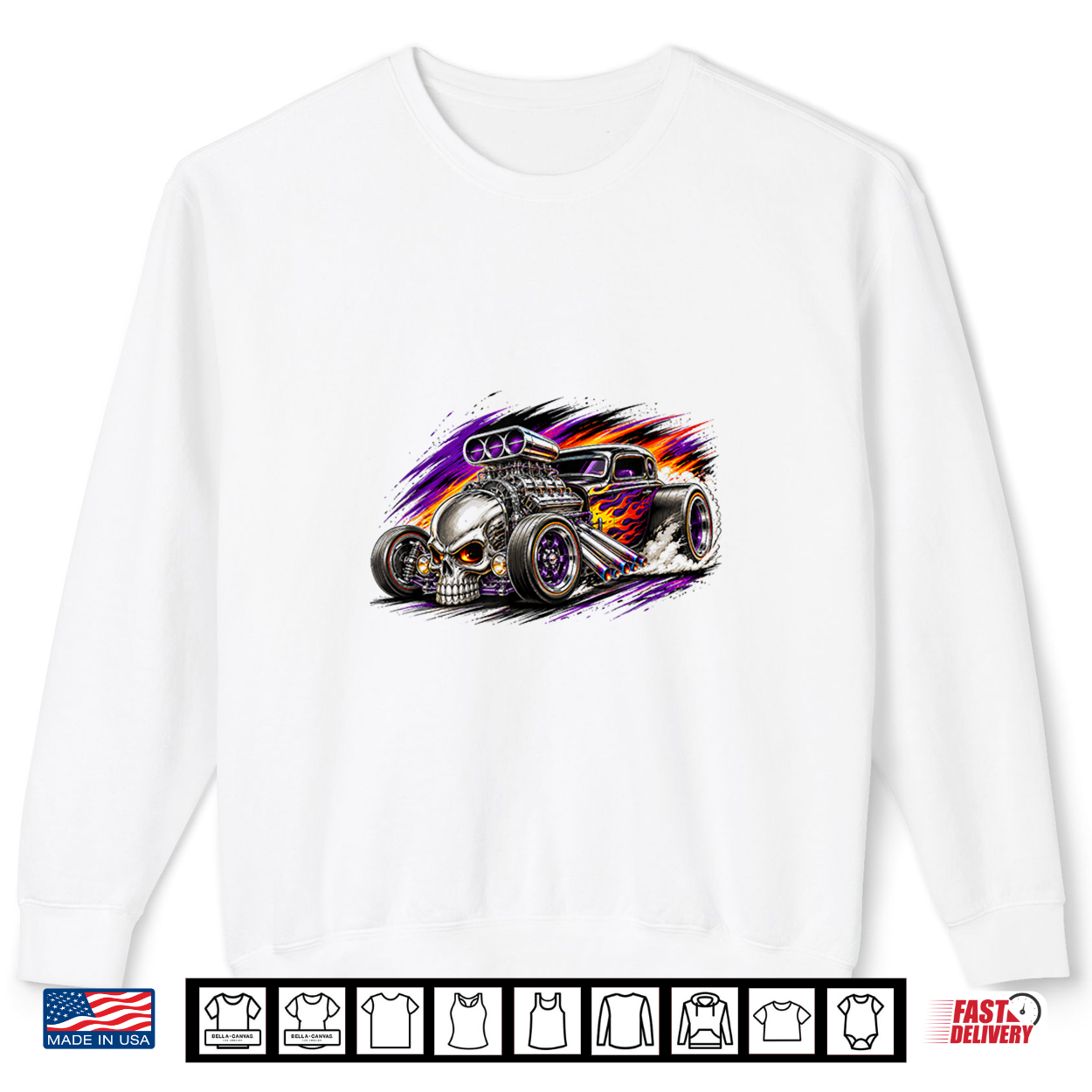 Skull Hot Rod Shirt Skull Hot Rod Shirt
