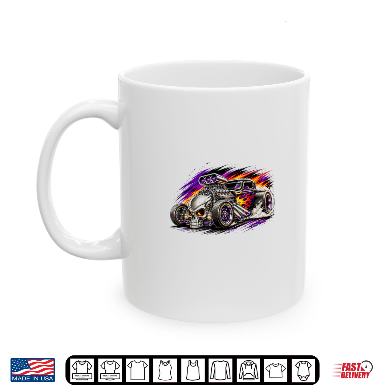 Skull Hot Rod Shirt Skull Hot Rod Shirt