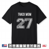 2027 Senior Track Mom Class Of 27 Senior Mom Track Shirt