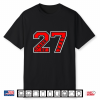 Class Of 27 Red Graduate Class Of 2027 Gift Swag Shirt