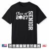 Golf Senior 2027 Class Of 27 Graduation Graduate Shirt