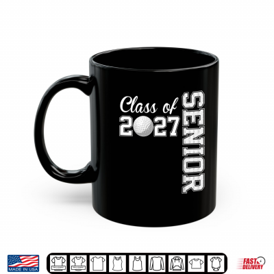Mug Golf Senior 2027 Class of 27 Graduation Graduate Shirt