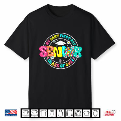 My Last First Day Senior Class Of 2027 Graduation Retro Shirt