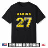 Senior 2027 Back Gold Class Of 27 Jersey Graduation Gift Shirt