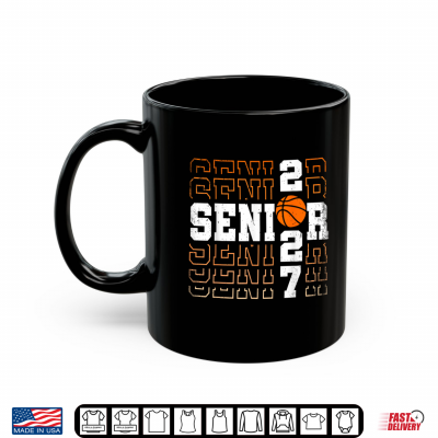 Mug Senior 2027 Basketball Graduation Class of 2027 Senior Shirt