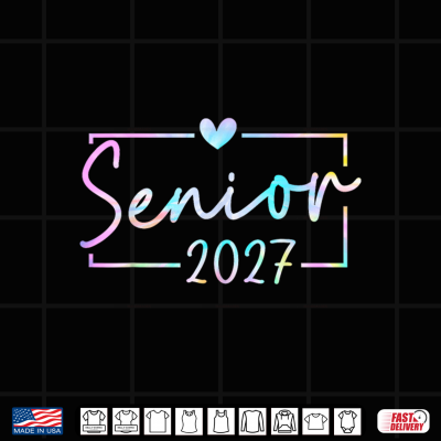 Design Senior 2027 Class of 2027 Senior Graduation 2027 Senior Shirt