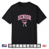 Senior Class Of 2027 Bow Coquette Girl Pink Preppy Grad Shirt
