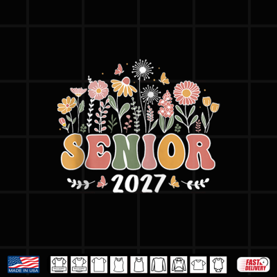 Design Class of 2027 Senior 2027 Women Girl Graduation Seniors 2027 Shirt