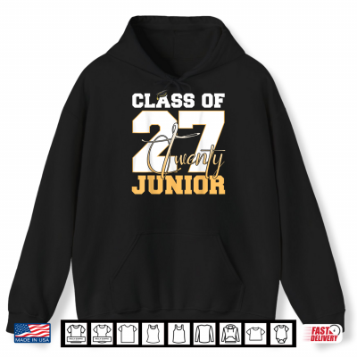 Hoodie Class of 27 Junior Student Graduation School Pride Shirt