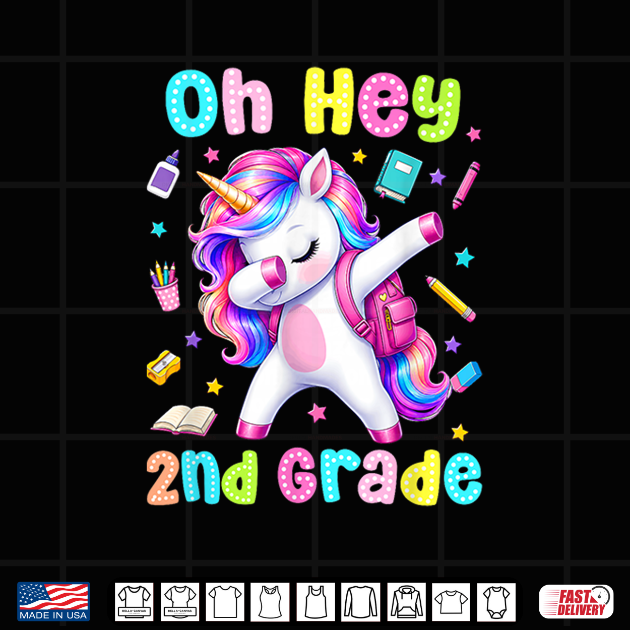 Back To School Oh Hey 2Nd Grade Unicorn Teacher Student Shirt Back To School Oh Hey 2Nd Grade Unicorn Teacher Student Shirt