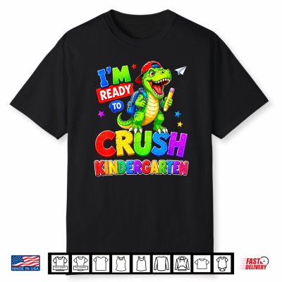 Dinosaur Kindergarten Back To School Toddler Shirt