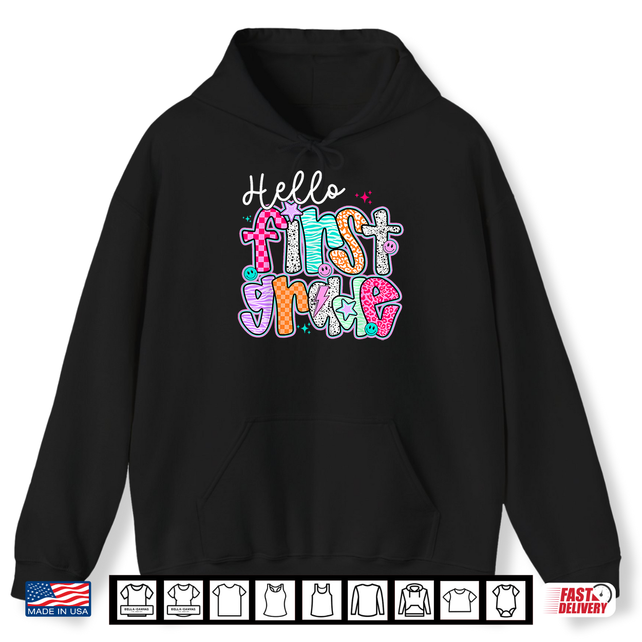 Hello First Grade Team 1St Grade Back To School Teacher Kid Shirt Hello First Grade Team 1St Grade Back To School Teacher Kid Shirt