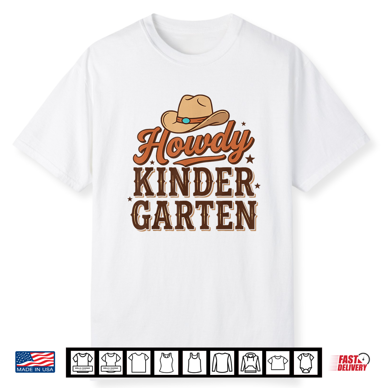 Howdy Kindergarten Western Teacher Student Back To School Shirt Howdy Kindergarten Western Teacher Student Back To School Shirt