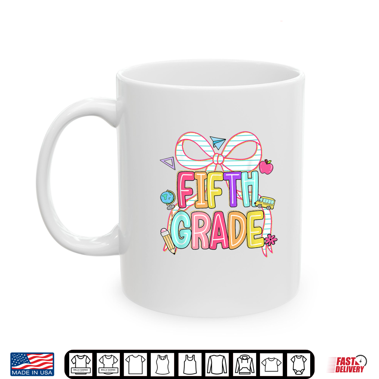 Preppy Fifth Grade Back To School Coquette Teacher Shirt Preppy Fifth Grade Back To School Coquette Teacher Shirt