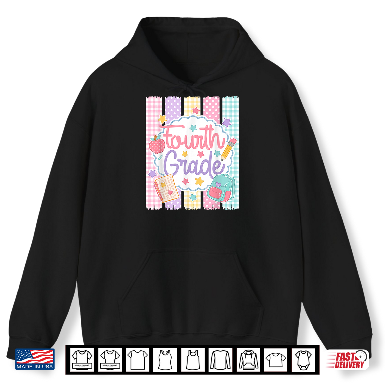 Preppy Fourth Grade Back To School Teacher Kid Shirt Preppy Fourth Grade Back To School Teacher Kid Shirt
