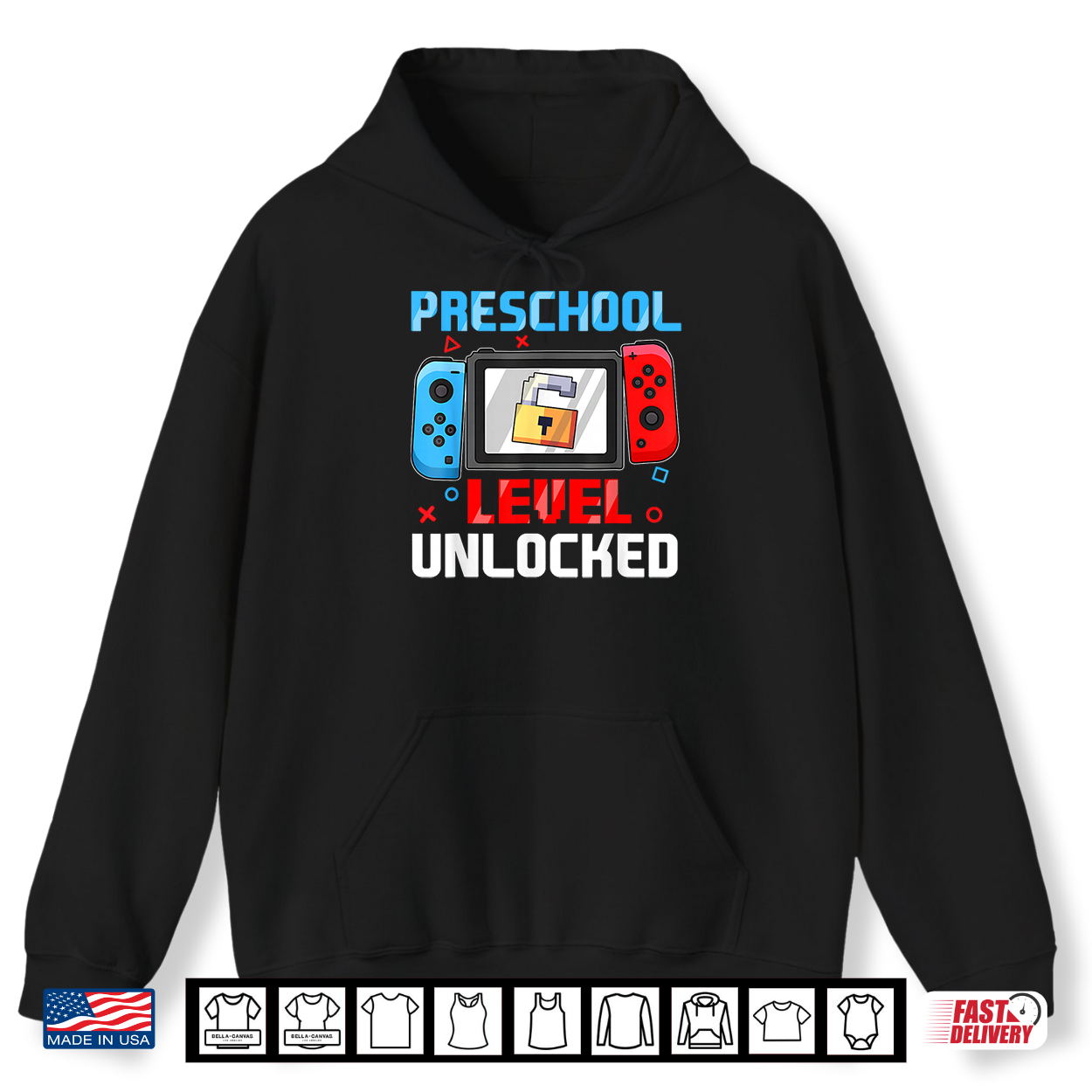 Preschool Prek Level Unlocked First Day Back To School Game Shirt Preschool Prek Level Unlocked First Day Back To School Game Shirt