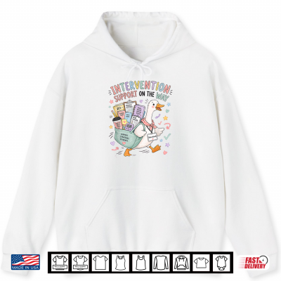 Hoodie Reading Interventionist Goose RTI Teacher Back to School Shirt