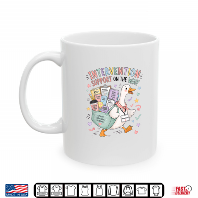 Mug Reading Interventionist Goose RTI Teacher Back to School Shirt