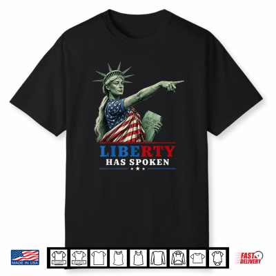 Liberty Has Spoken Patriotic Us Basketball Women Girls Shirt