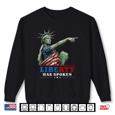 Sweatshirt Liberty Has Spoken Patriotic US Basketball Women Girls Shirt