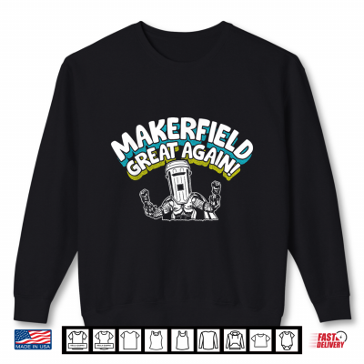 Sweatshirt Makerfield Great Again Count Binface Vote Funny Election Shirt