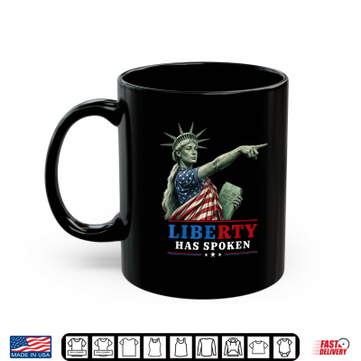 Mug Liberty Has Spoken Patriotic US Basketball Women Girls Shirt