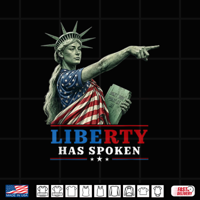Design Liberty Has Spoken Patriotic US Basketball Women Girls Shirt