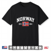 Norway Est. 1814 Norge Flag For Men Women Kids Norway Shirt