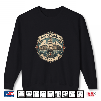 Sweatshirt Saint Malo France Mariner Shirt