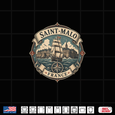 Design Saint Malo France Mariner Shirt