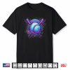 Vintage Space Baseball Synthwave Softball Player Cosmic Shirt