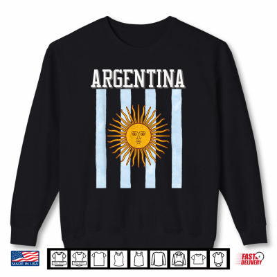 Argentina Flag Vintage Argentinian Pride Women Men Kids Blue Shirt 2 Sweatshirt Argentina Flag Vintage Argentinian Pride Women Men Kids Blue Shirt