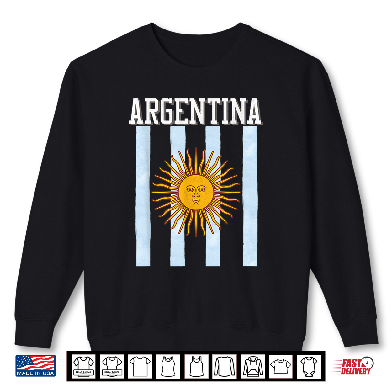 Argentina Flag Vintage Argentinian Pride Women Men Kids Blue Shirt Argentina Flag Vintage Argentinian Pride Women Men Kids Blue Shirt