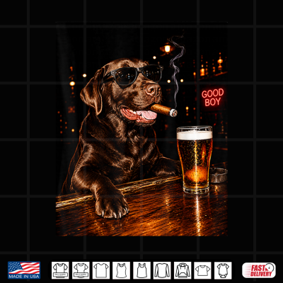 Design Cigar Dog Shirt