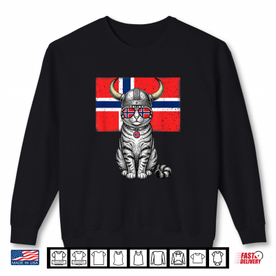 Norway Ro Norwegian Funny Cat Flag Men Women Boys Shirt 2 Sweatshirt Norway Ro Norwegian Funny cat Flag Men Women Boys Shirt