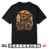 Ro Ro Viking Longship Norway Flag Norge Norse Warrior Shirt