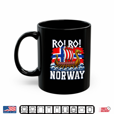 Mug Ro Ro Norway Viking Ship Norway Flag Scandinavian Heritage Shirt