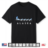 Sled Dogs Team Silhouette Adventure In Alaska Shirt