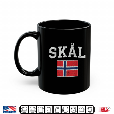 Mug Skal Cheers in Norwegian Norway Funny Saying Norge Gift Shirt
