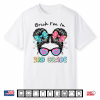 Back To School First Day Bruh Third 3Rd Grade Messy Bun Kid Shirt