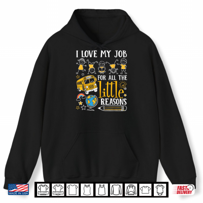 Hoodie Back to School Funny Bus Driver First Day of School Shirt