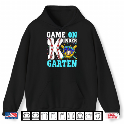 Hoodie Back to School Kindergarten Baseball Drip Ice Cream Shirt