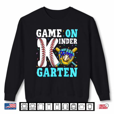 Sweatshirt Back to School Kindergarten Baseball Drip Ice Cream Shirt