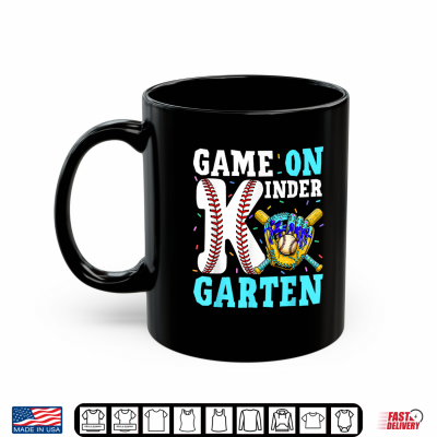 Mug Back to School Kindergarten Baseball Drip Ice Cream Shirt